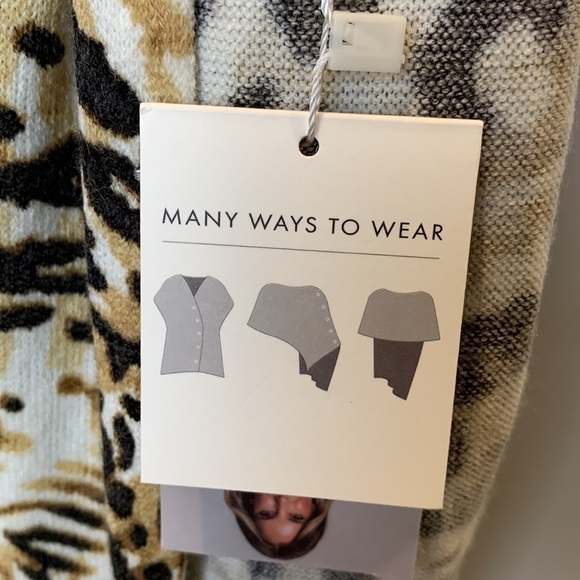 Leopard Print Women's Scarf - Picture 7 of 9